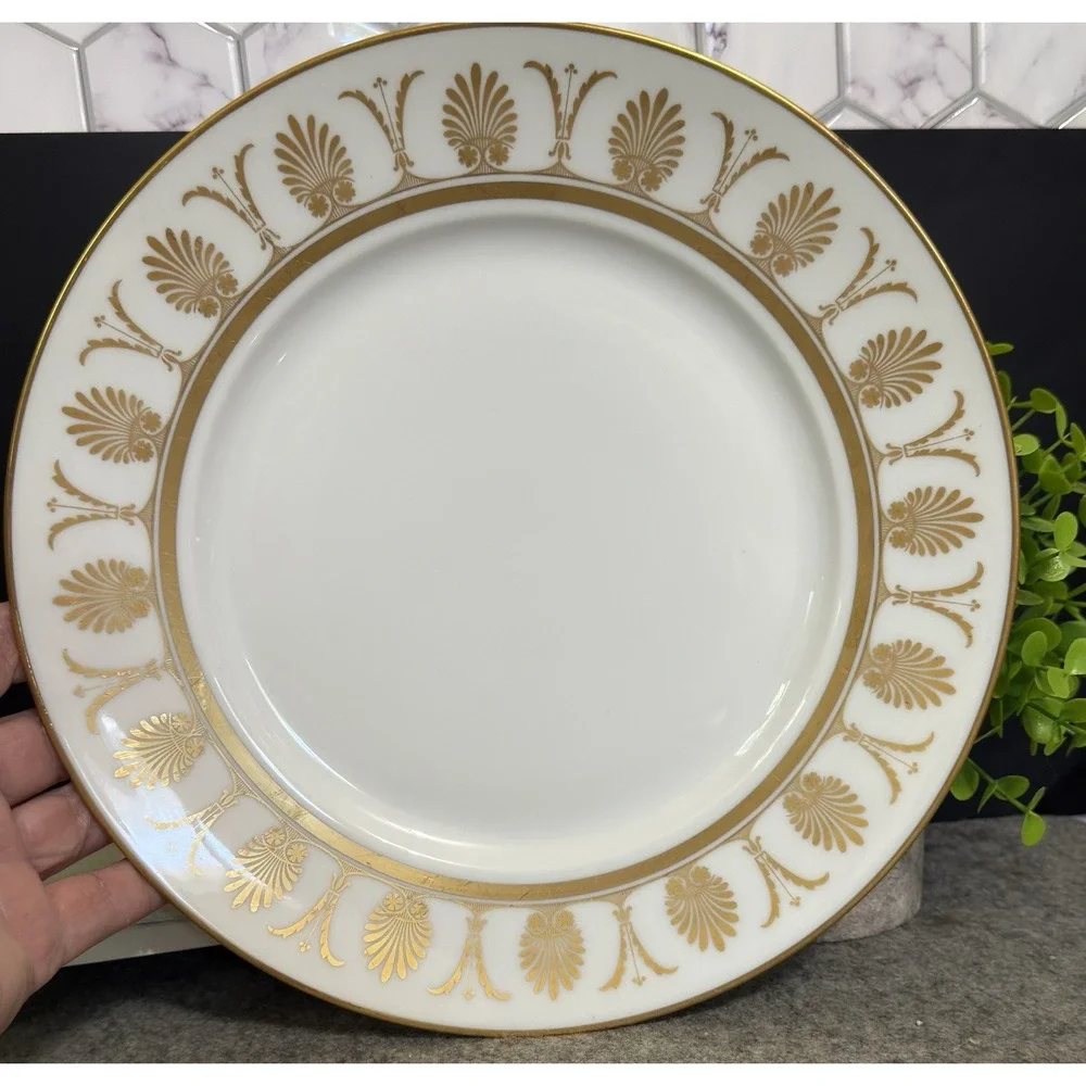 Richard Ginori POMPEII Gold 10‎ in Dinner Plate Italy